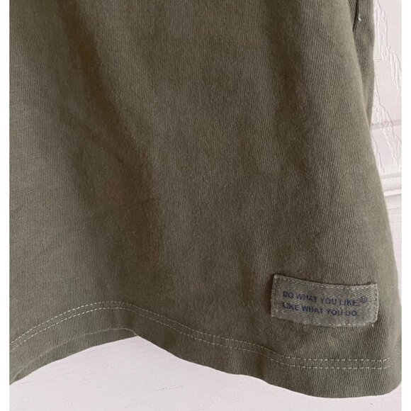 size M womens Off Road Trip off road Life is Good olive green‎ tee t-shirt - Picture 6 of 7